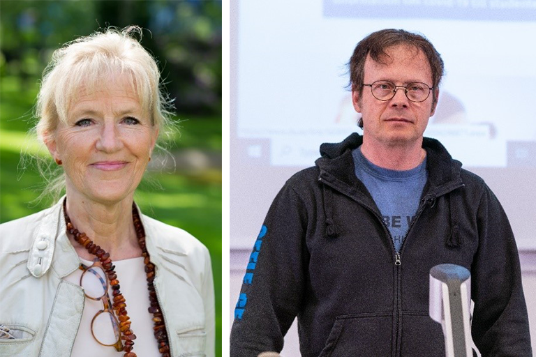 Porträttbilder av Maj-Lis och Michail